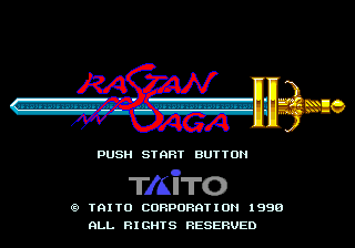 Rastan Saga II (Japan) Title Screen